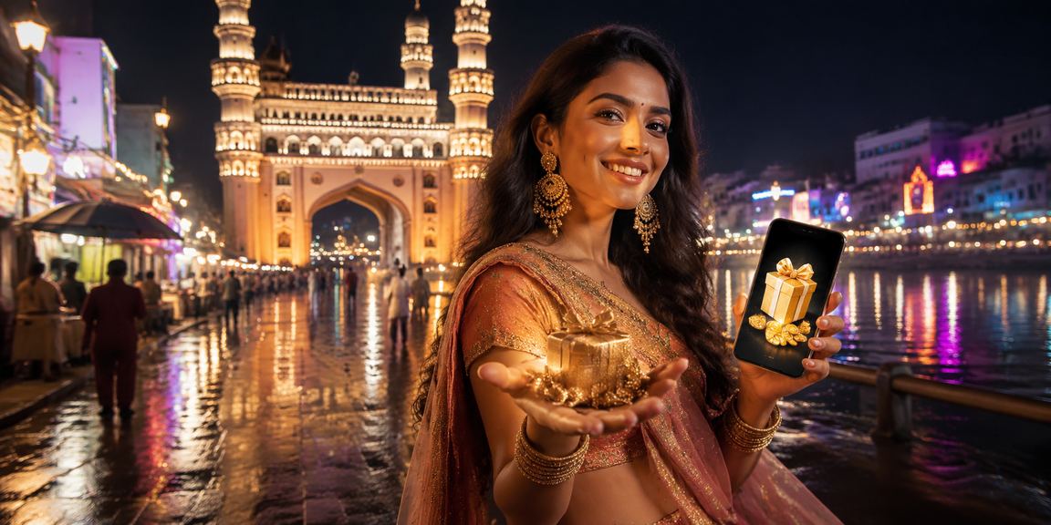 Hyderabad night market with VIP entertainment challenges