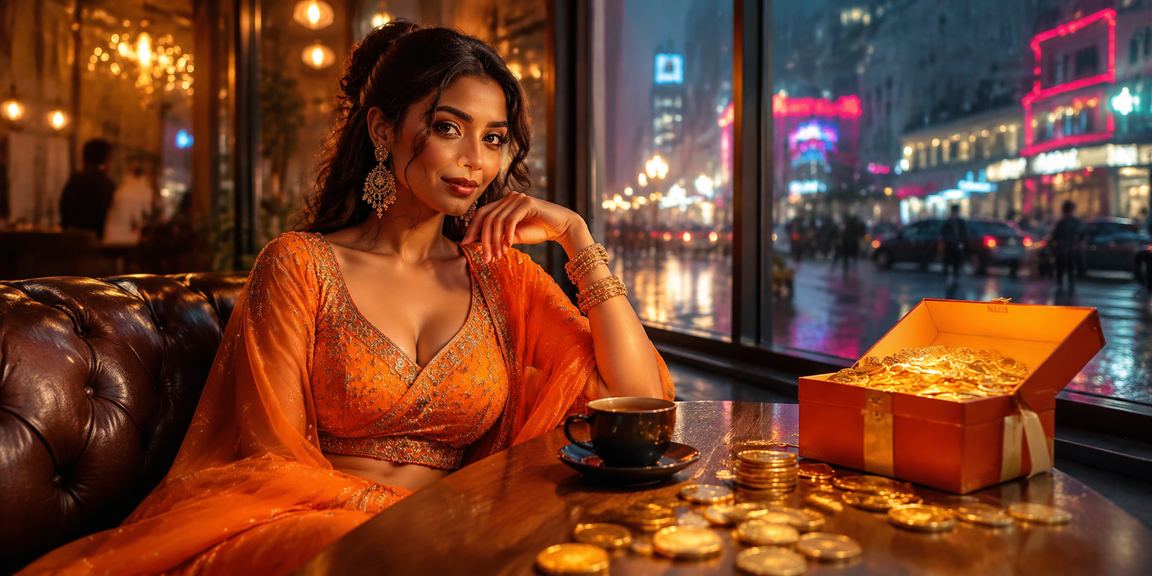 Mumbai player using 2565 VIP mobile app with neon casino background